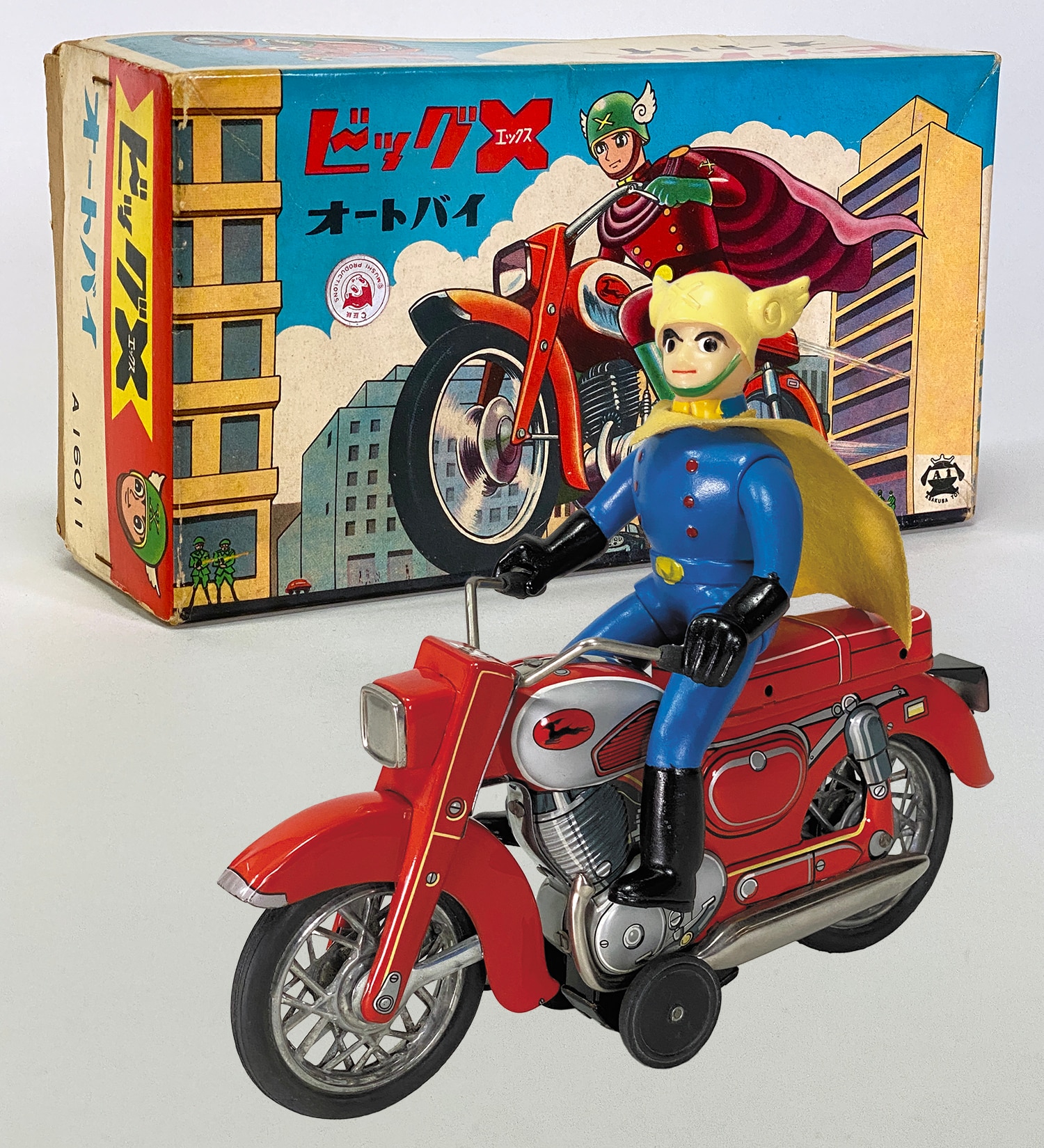 1001］ 浅草玩具 ビッグX オートバイ