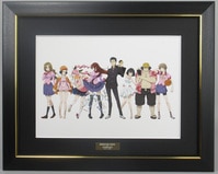 2839] 松本零士 直筆サイン入りシルクスクリーン「銀河鉄道999/星の海