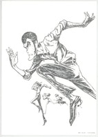 青木雄二 カラー複製イラスト「ナニワ金融道」