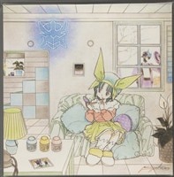 宮内洋 直筆カード2枚入りLD「快傑ズバット 4」