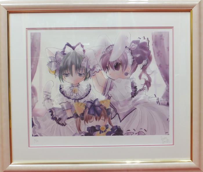 FG-1350]直筆サイン入りカラー複製イラスト コゲどんぼ ロマンティック