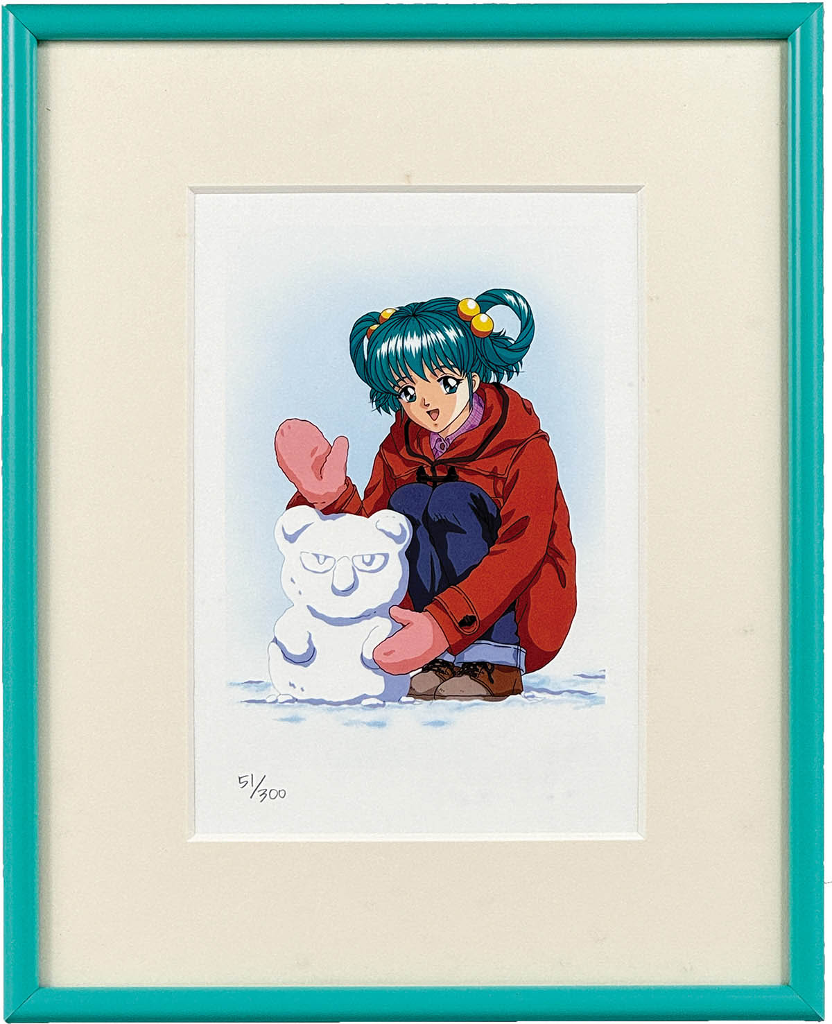 3636] リトグラフ 「ときめきメモリアル」館林見晴