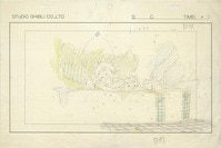 3357] 未来少年コナン レイアウト / 直筆:宮崎駿