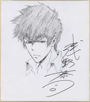 こぶいち・むりりん直筆色紙「E×E」貴船未緒、野宮悠