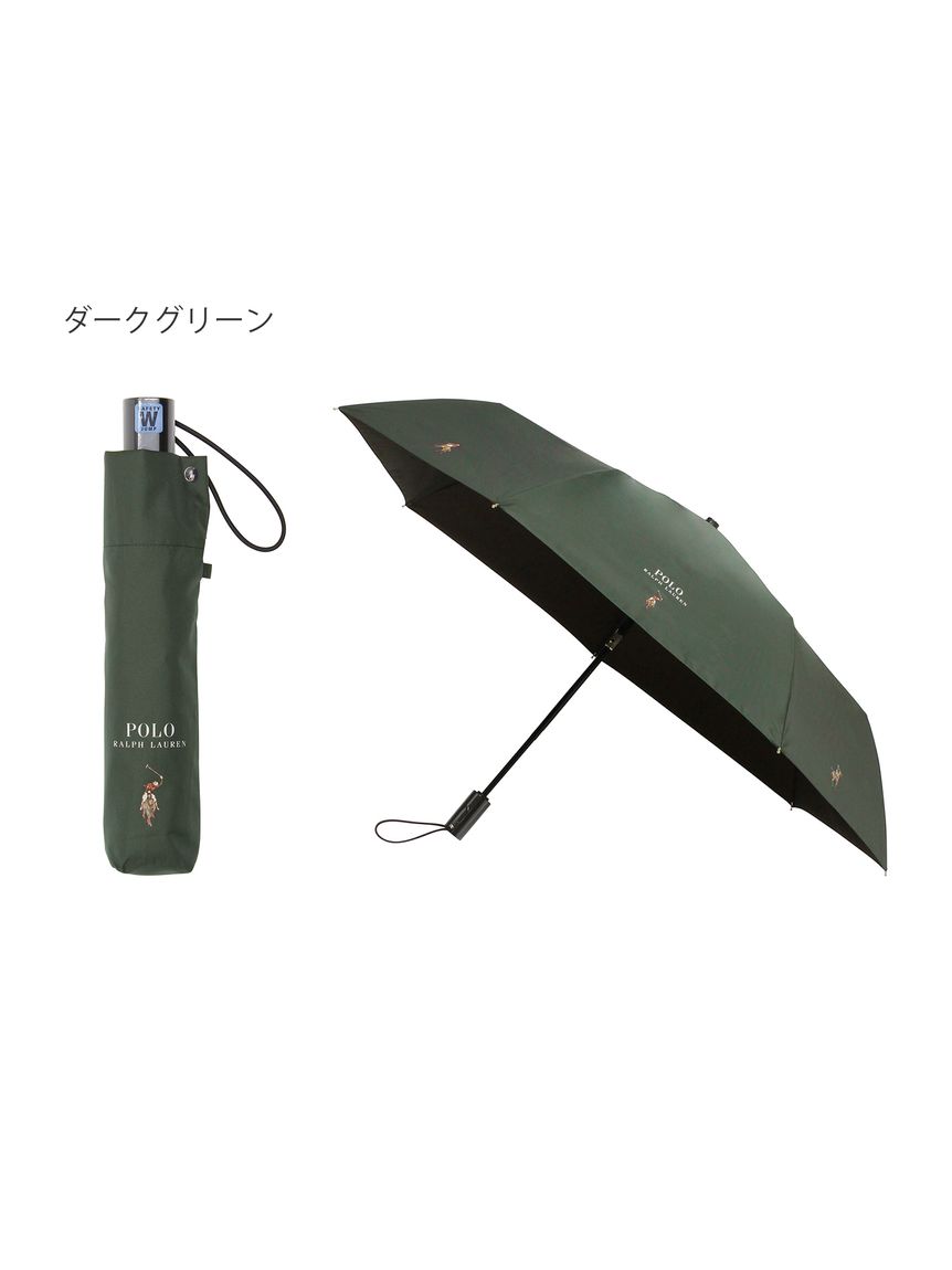 折りたたみ雨傘】ポロ ラルフ ローレン (POLO RALPH LAUREN) ツイル