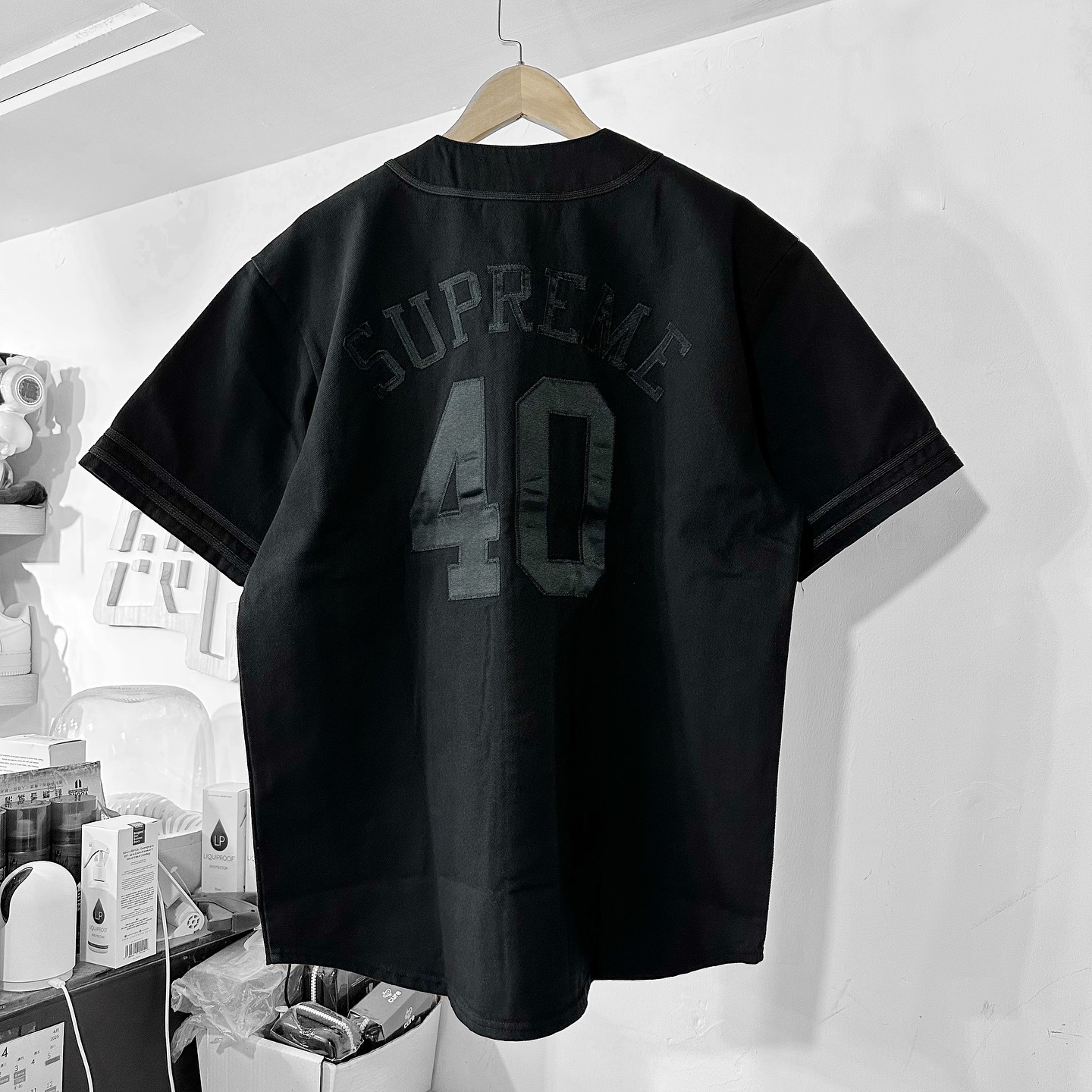 SUPREME 40 ACRES TWILL BASEBALL JERSEY 兩色