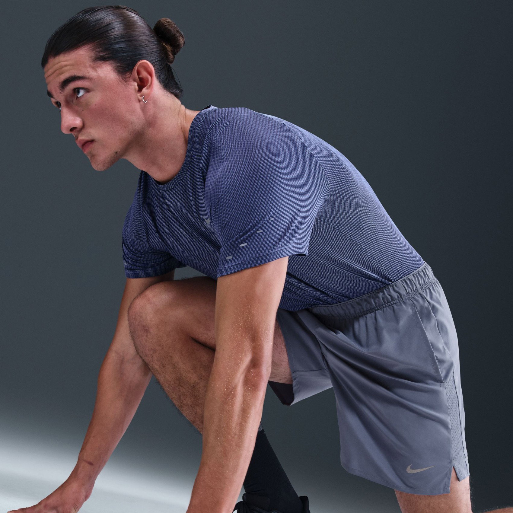 Nike Dri-FIT Challenger 7 Short Erkek Mavi Şort DV9359-499