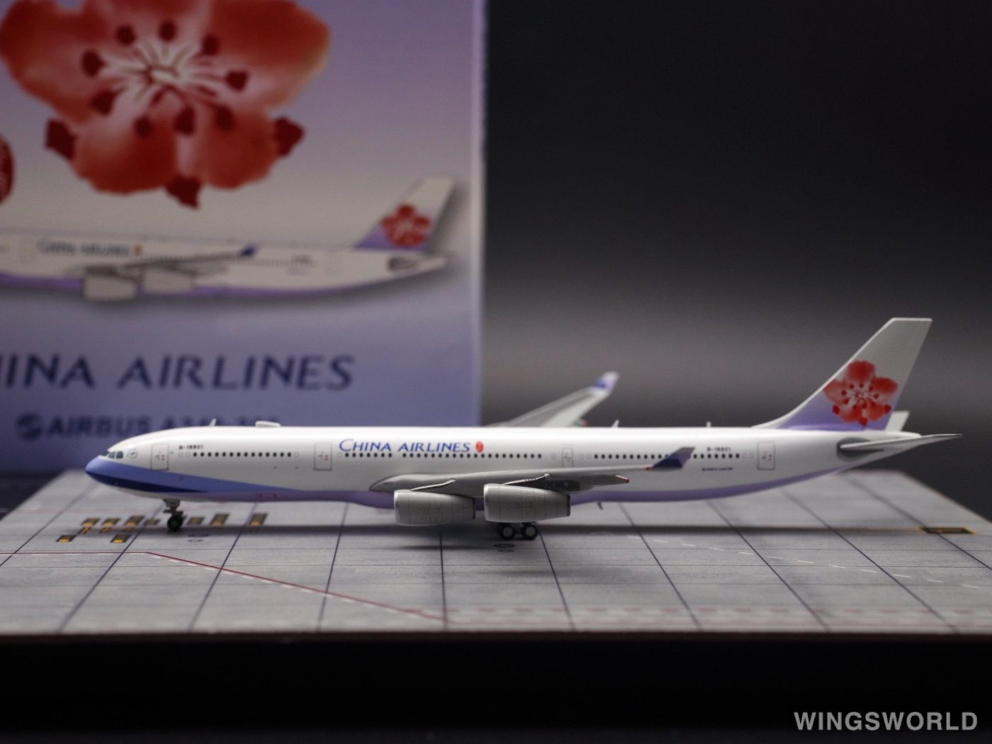 JC Wings 1:400 Airbus A340-300 China Airlines 中华航空XX4908 B