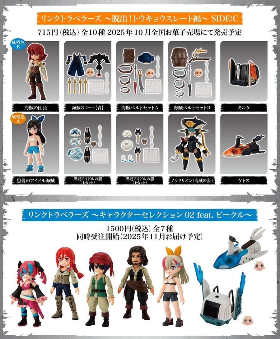 バンダイ ガシャポン『LINK TRAVELERS～キャラクターセレクション02