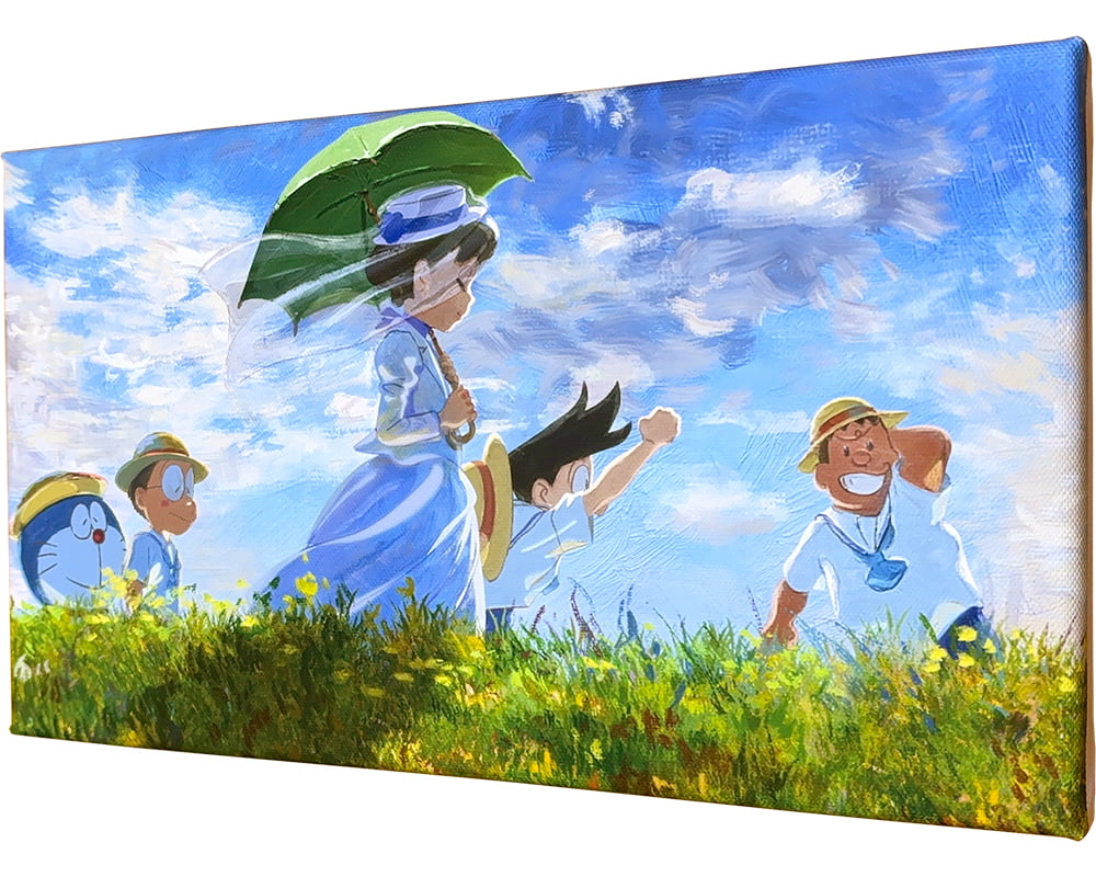 映画ドラえもん のび太の絵世界物語』名画ファブリックボード「散歩