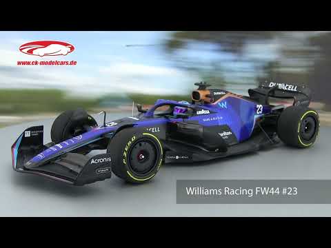 Minichamps 1:18 Alexander Albon Williams FW44 #23 Miami GP Formula
