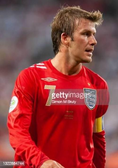 イングランド代表（A）2006W杯 長袖 ベッカム＃7 + W杯パッチ