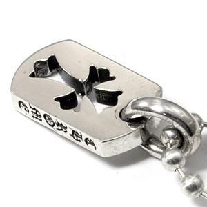 クロムハーツ（Chrome Hearts）ドッグタグ タイニー カットアウト クロス