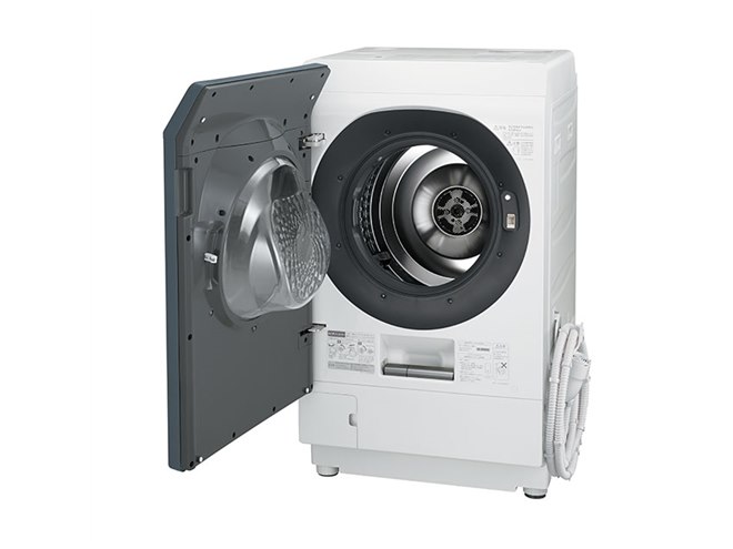 シャープ、冷蔵庫から洗濯機の運転終了を確認できるドラム式洗濯乾燥機