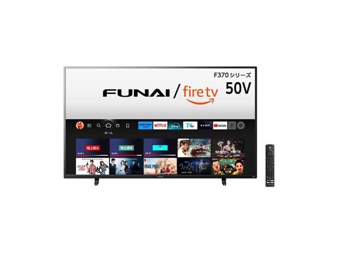 FUNAI Fire TV搭載スマートテレビ」新たな4K液晶テレビ6機種、本日6月