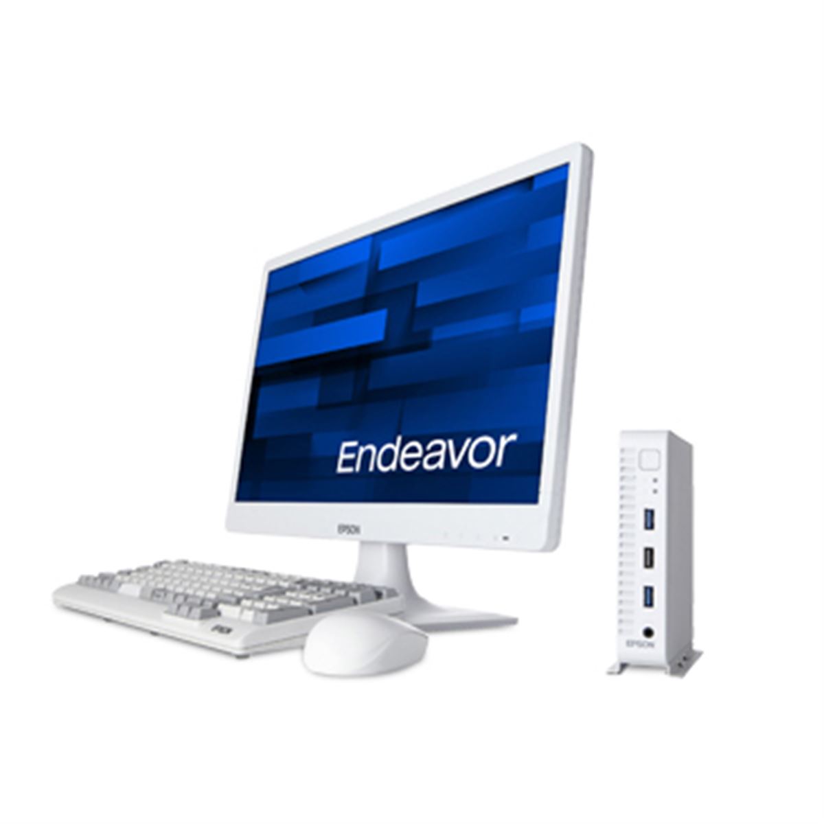 エプソン、Core i3-7100搭載のウルトラコンパクトPC「Endeavor ST40E