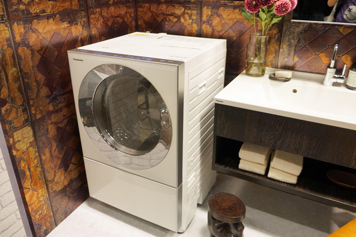 見せたくなるドラム式洗濯機！ 直方体フォルムのパナソニック「Cuble