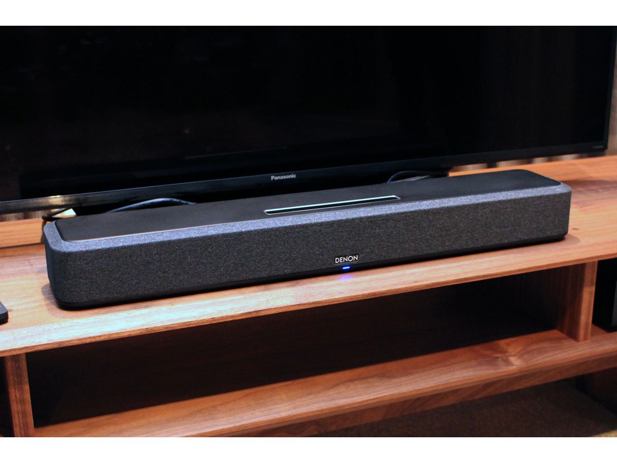6基ユニット独立駆動の高音質設計サウンドバー！「Denon Home Sound