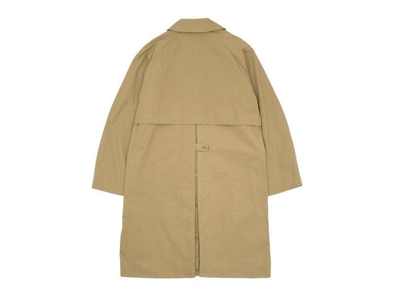 YAECA ステンカラーコート スタンダード KHAKI 〔メンズ〕 【10502