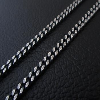 mollive/モリーヴ シルバー チェーン ネックレス -Type2 (イブシ)