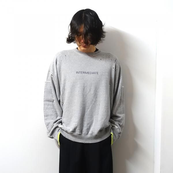 ssstein(シュタイン)/OVERSIZED REBUILD SWEAT LS/TOP GREY 通販