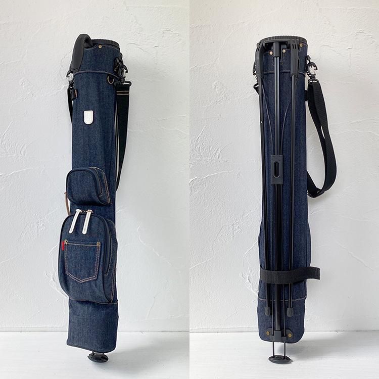 Lahella golf L-513 デニムセルフスタンドバッグ デニムセルフスタンド