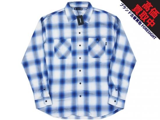 CDL×MINEDENIM 'Rayon Ombre Check Loose Work SH'レーヨン オンブレ