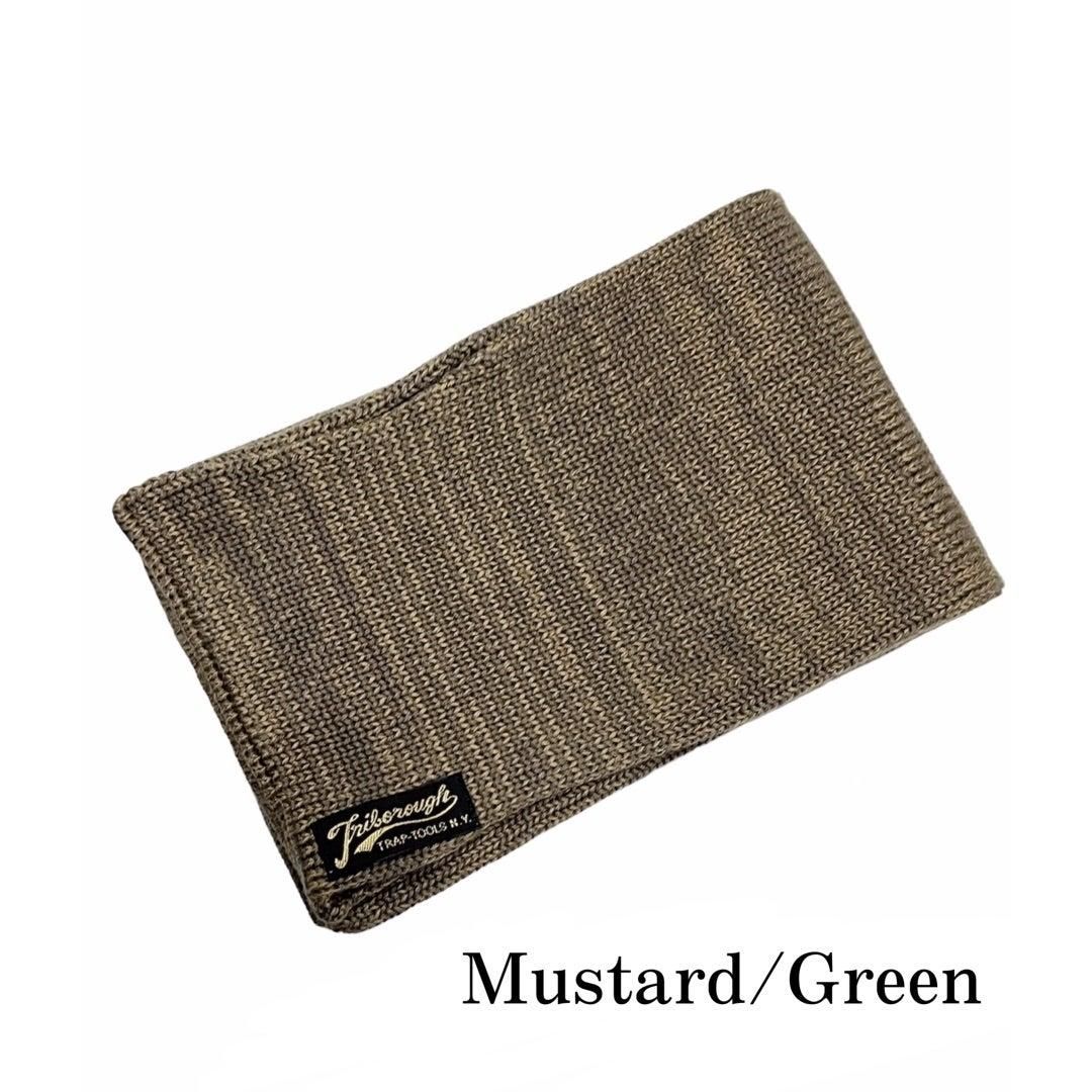 COLIMBO(コリンボ) FIRE LIGHT NECK WARMER Mustard/Green Gray/Black