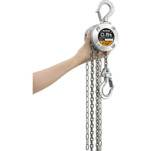 CAINZ-DASH】キトー 手動チェーンブロック CX形 定格荷重500kg