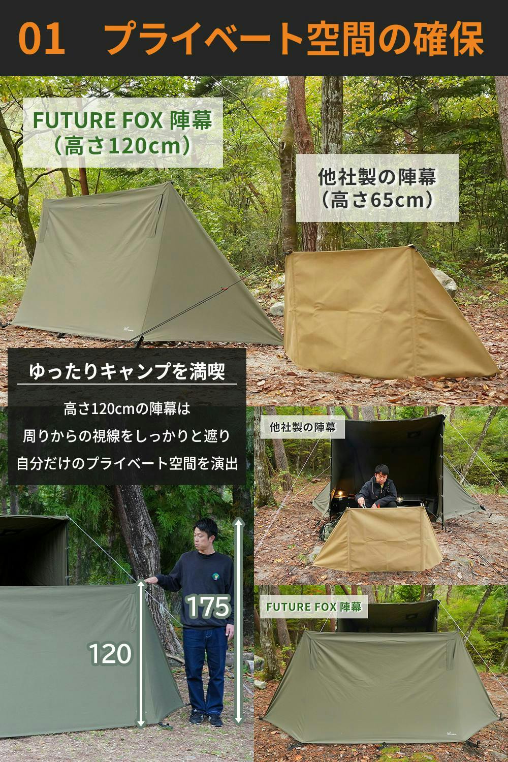FUTURE FOX 陣幕 焚き火 リフレクター 焚火陣幕 風防 ウインド