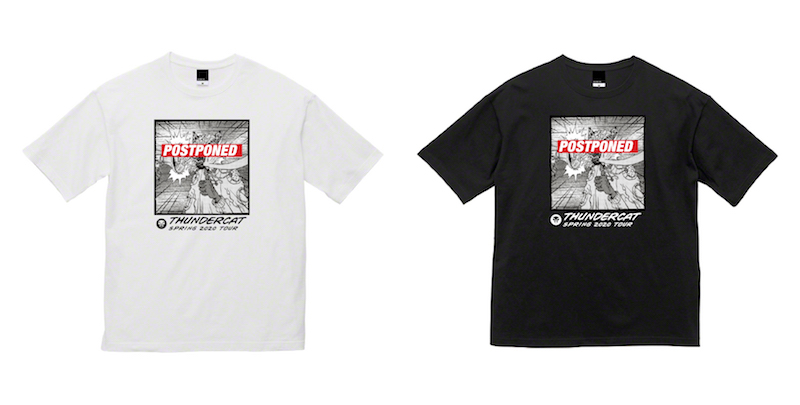 1月に来日ツアー振替が決定したサンダーキャット「ツアー 延期 T