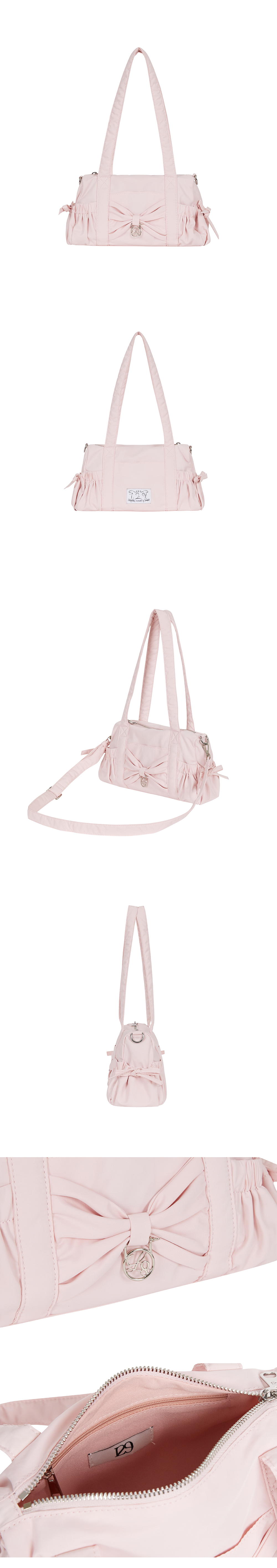 MUSINSA | ILLIGO Bow Forty Mini Duffel Bag Pink