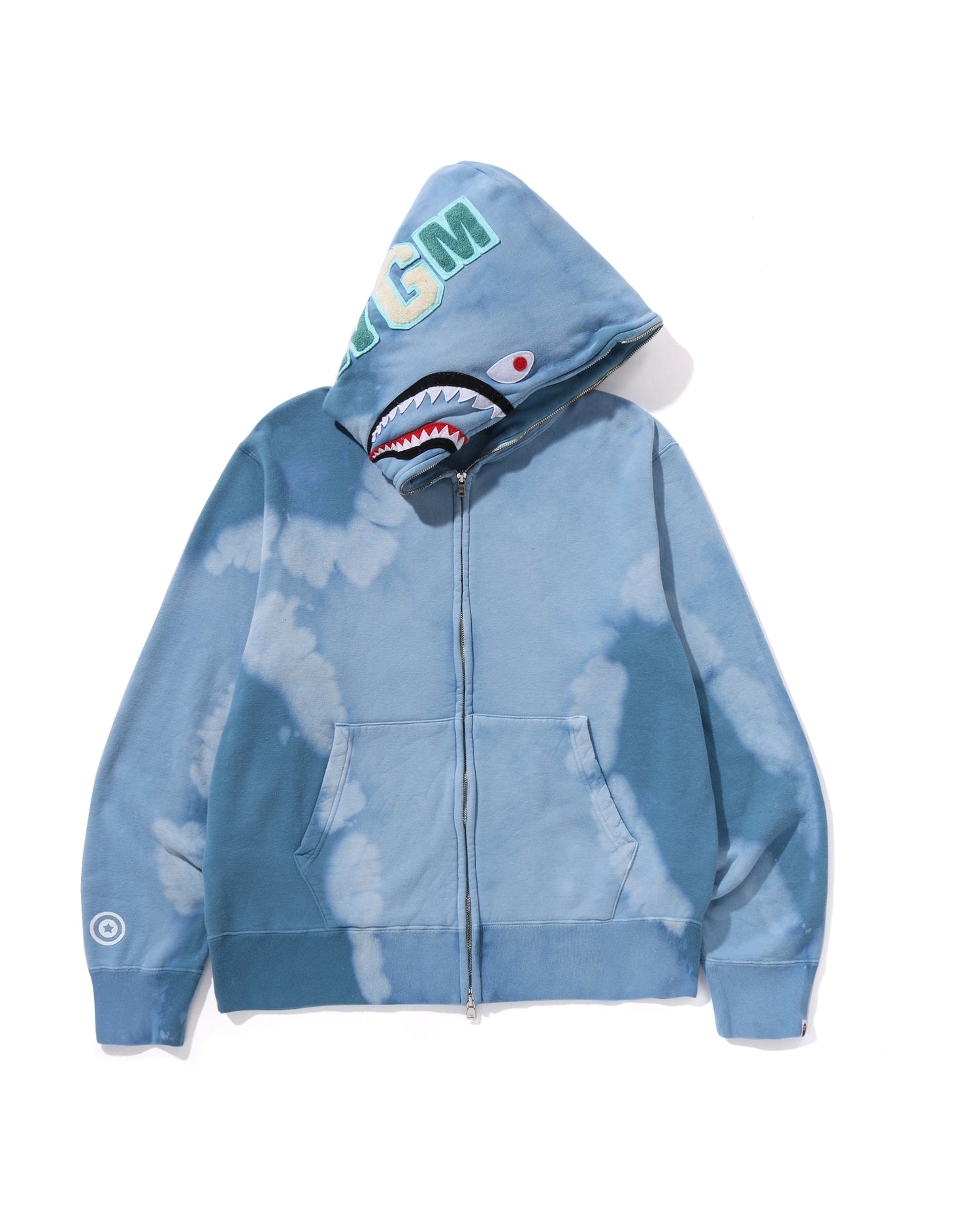 A BATHING APE® Hand Dye Shark Full Zip Hoodie | Bape official