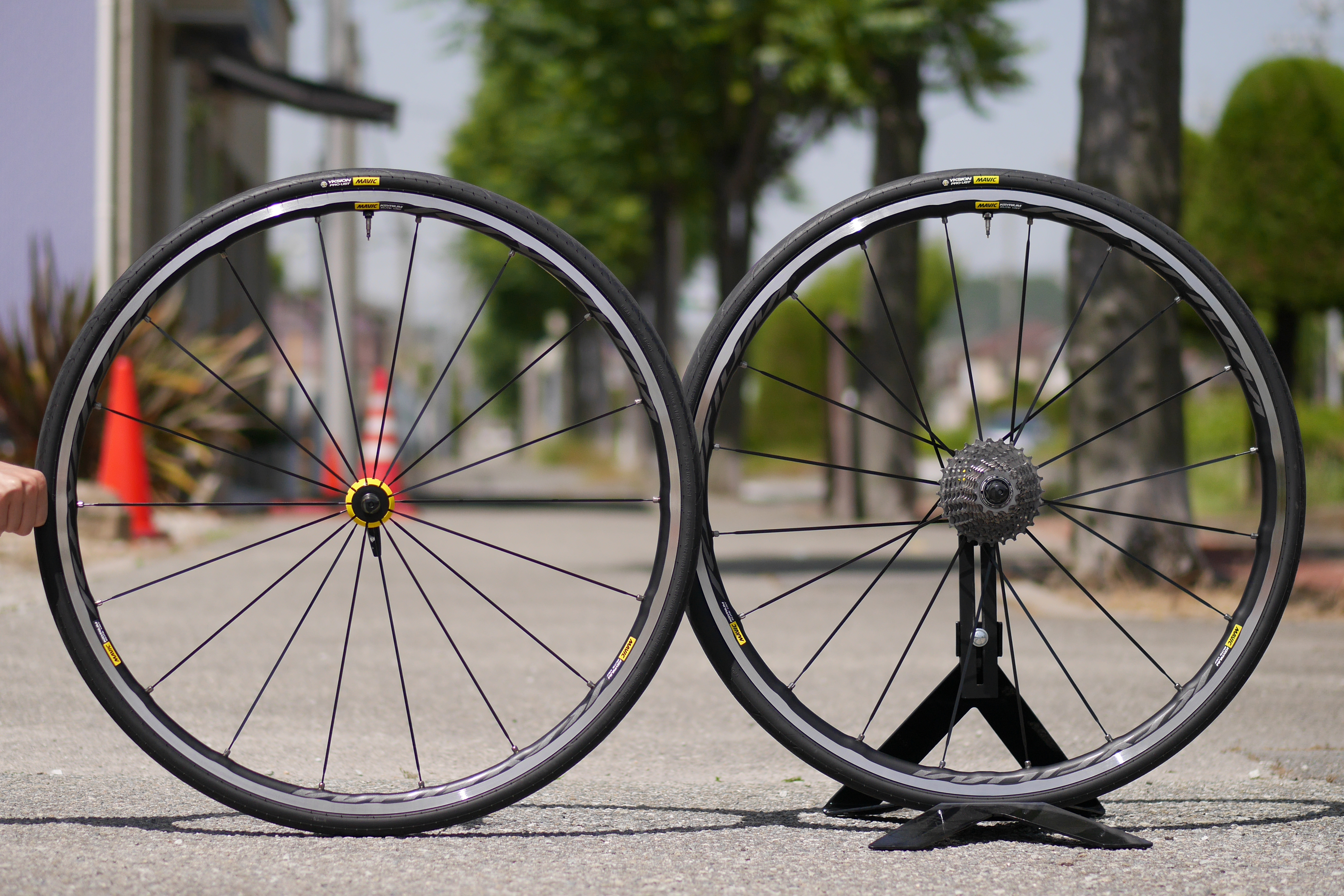 MAVIC キシリウム エリートUST 試乗ホイールをご用意しています