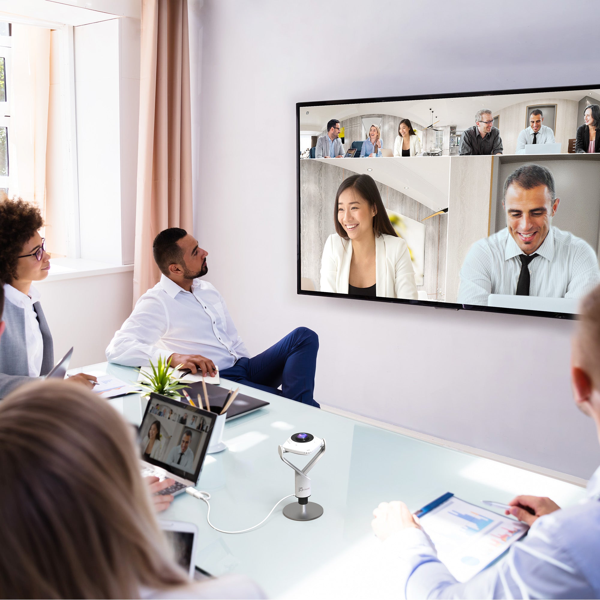 360° All Around Webcam (Model: JVCU360 ) – j5create International