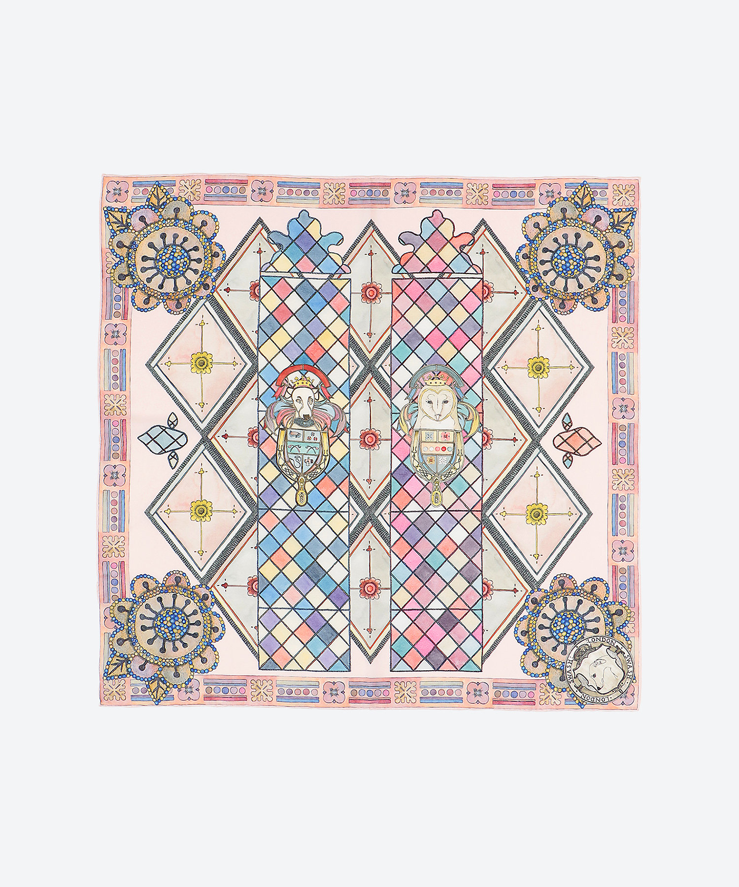 シルクツイルプリントスカーフ | SWASH LONDON/スウォッシュ ロンドン