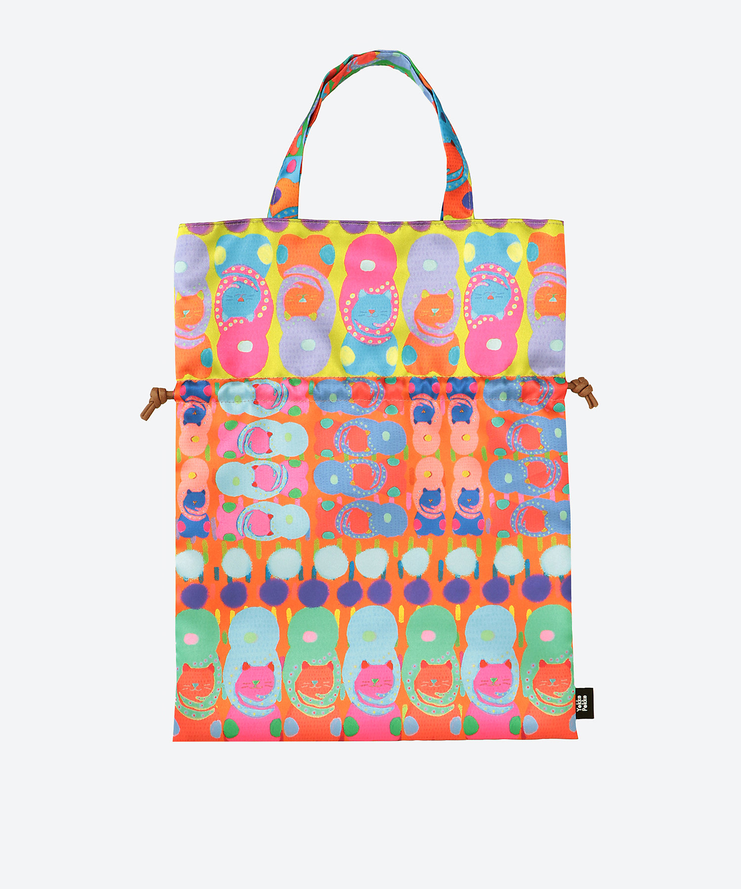 巾着バッグ KB－NEKONITAKO＿A | YokkePokke (Women