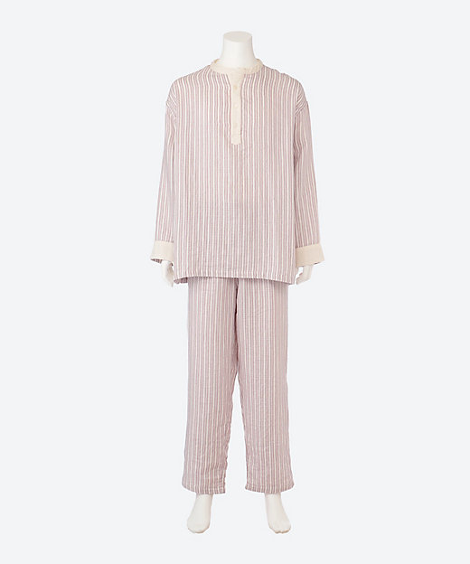 マシュマロガーゼオルタネイトストライプメンズパジャマ | UCHINO