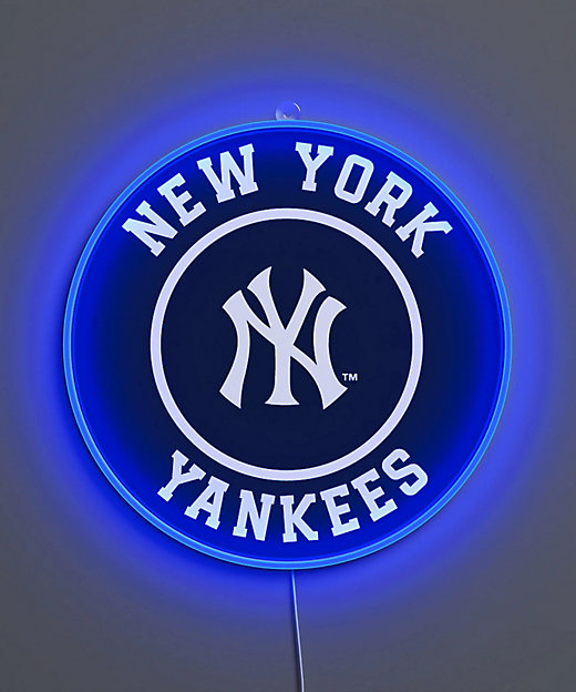 受注商品】LEDネオンサイン NY Yankees Rounded