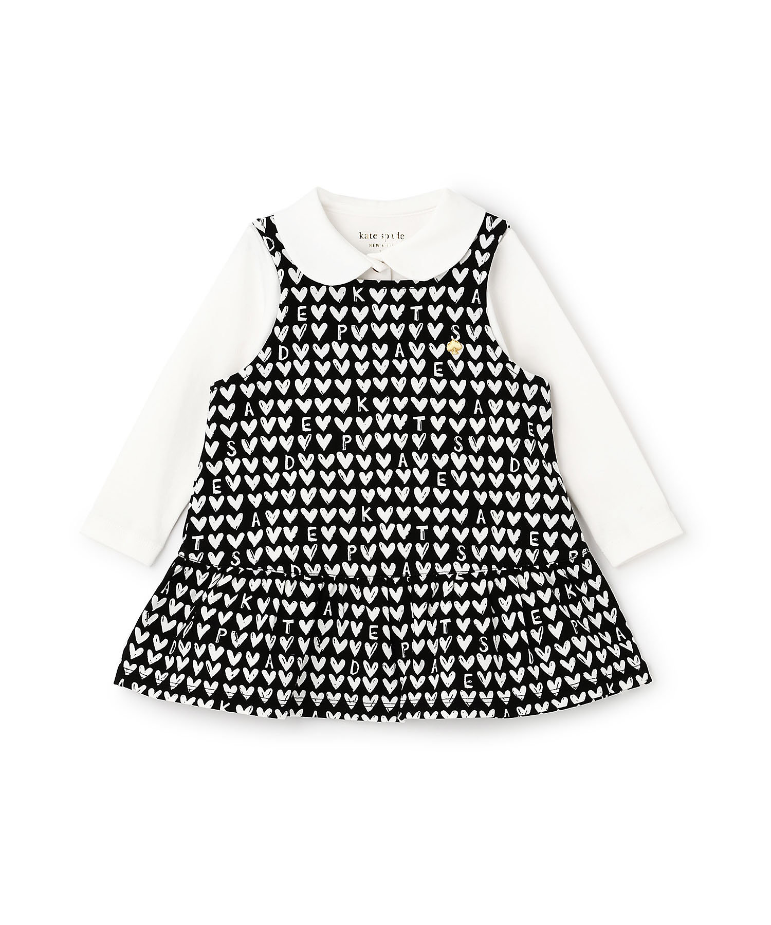 ロゴハートジャンパースカート＆カットソーセット 8561523