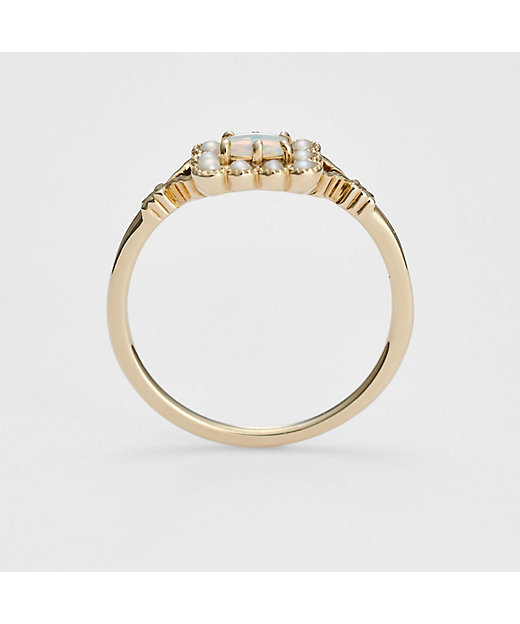 K10オパール／淡水パールリング | agete/アガット | 三越伊勢丹