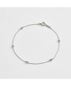 シルバーダイヤモンドブレスレット（0．03 ct） | agete/アガット