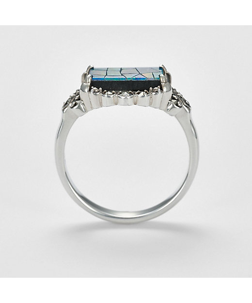 シルバーモザイクオパール／パイライトリング | agete/アガット | 三越