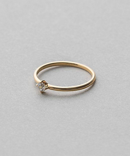 K18 ダイヤモンド 0．1ct リング「ブライト」 | ete bijoux