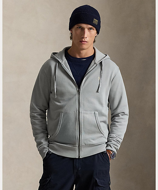 ループバック テリー フルジップ フーディ