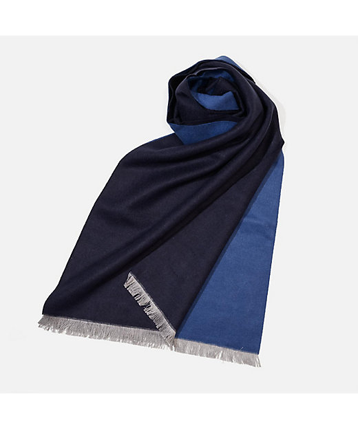 シルク起毛無地リバーシブルマフラー 25AWRFMFー43 | ROBERT