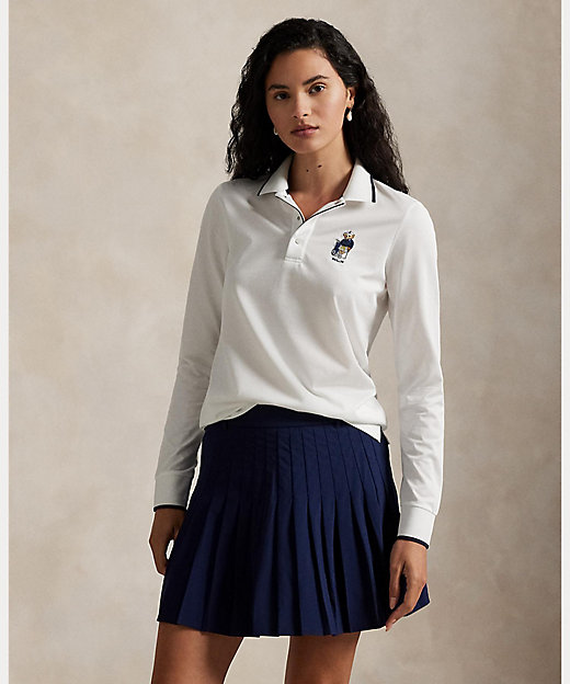 RLX）テーラード フィット Polo ベア ジャージー ポロシャツ