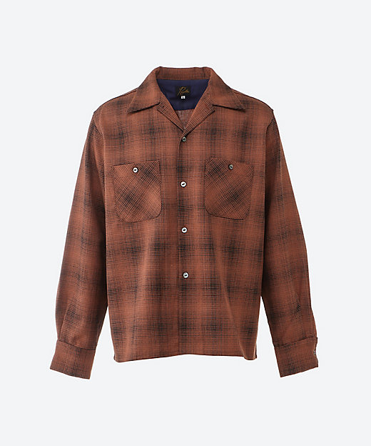 シャツ One―Up Shirt ― Wool Shadow Plaid