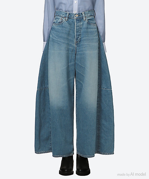 DENIM SUPER WIDE LEG JEANS 13353 69