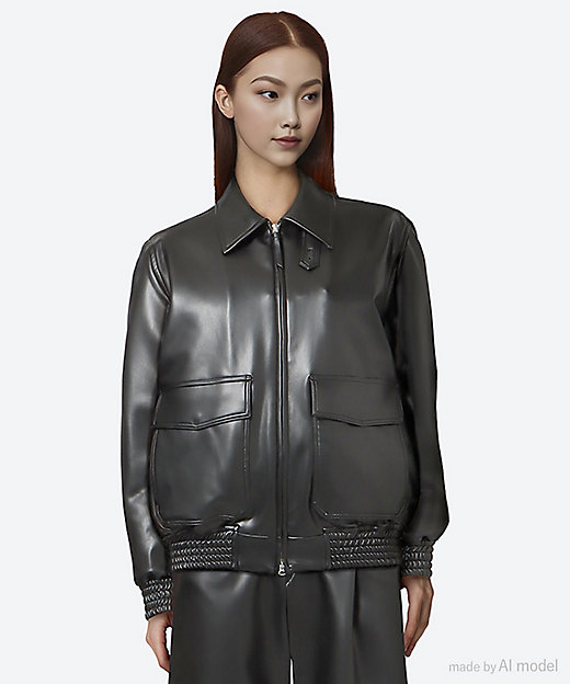 ECO―LEATHER JACKET | HYKE (Women)/ハイク | 三越